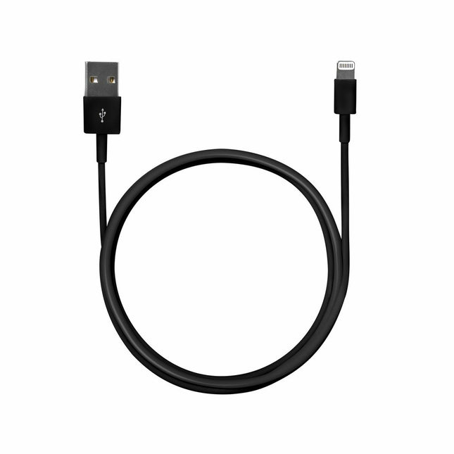 Genuine Original Apple iPhone Lightning Charging Data Cable (MD818) - 1 Metre - USB to Lightning - Black