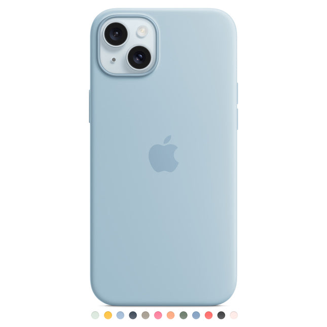 Apple iPhone 15 Plus Silicone Case with MagSafe | Genuine