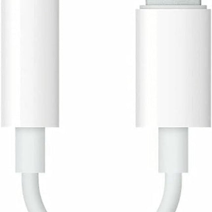 Genuine Apple Lightning to 3.5 mm Headphone Jack Adapter (A1749) - White