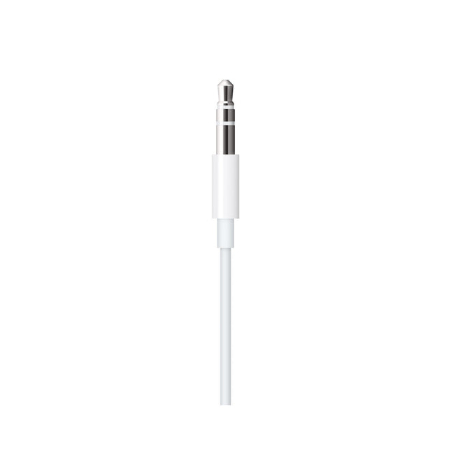 Genuine Original Apple Lightning to 3.5mm Audio Cable (1.2m) - (A1879/MXK22ZM/A) - White