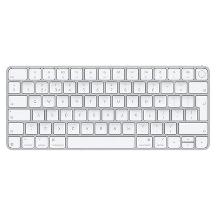 Genuine Original Apple Magic Keyboard with Touch ID for Mac models with Apple silicon (USB–C) (A3118/MXCK3BA) - White/Silver - USB-C - QWERTY Layout