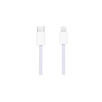 Genuine Apple iPhone Woven USB-C to Lightning Cable (A1703/MQGJ2ZM/A) - All Colours - 1 Meter - USB C to Lightning