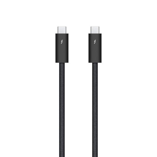 Genuine Original Apple Thunderbolt 4 Pro USB-C to USB-C 240W Cable (A2162/A2734/A3189) Black/Woven / 1 - 3 Metres / USB-C to USB-C