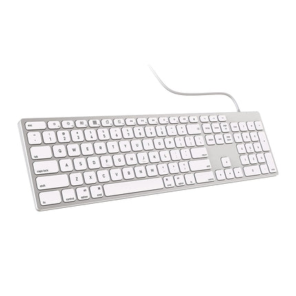 Generic Ultra Slim Aluminum USB Wired Numeric Keyboard for iMac / MacBook / Pro / Air / Windows