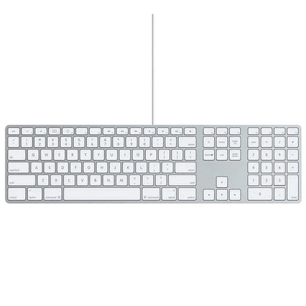 Genuine Original Apple Extended Keyboard (A1243) USB Wired Numerical Keypad - QWERTY UK/US Layout