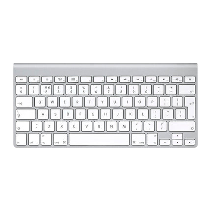 Genuine Original Apple Wireless Magic Keyboard 1 (A1314) - White/Silver - QWERTY LAYOUT