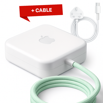 Genuine Original Apple iMac Power Adapter Charger (A2290) With Ethernet Port - 143W - All Colours - Silicon
