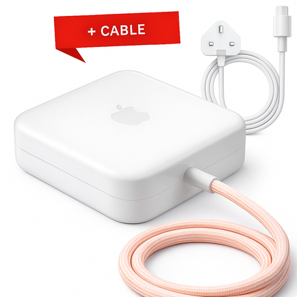 Genuine Original Apple iMac Power Adapter Charger (A2290) With Ethernet Port - 143W - All Colours - Silicon