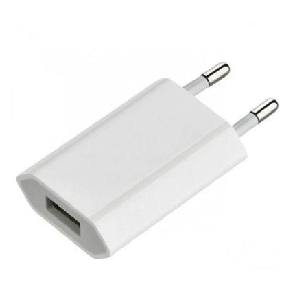 Genuine Original Apple iPhone (2 Pin) Mains Charger (A1400) - 5W - USB