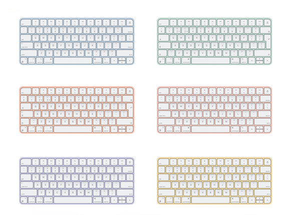 Genuine Apple Wireless Magic Keyboard (A2450) - Lightning - All Colours - Silicon - QWERTY UK/BRITISH LAYOUT