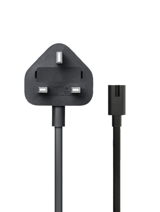 Genuine Original Apple TV & Mac Mini Mains Power Cable Lead (2010 onwards) - Black - Figure 8