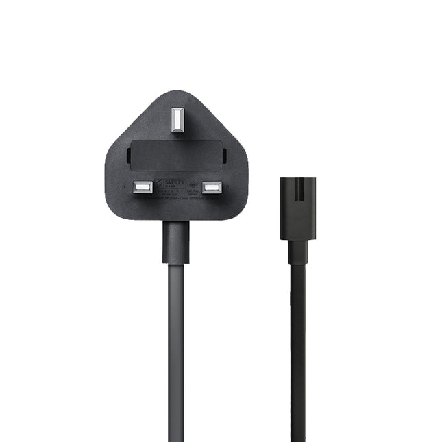 Genuine Original Apple TV & Mac Mini Mains Power Cable Lead (2010 onwards) - Black - Figure 8