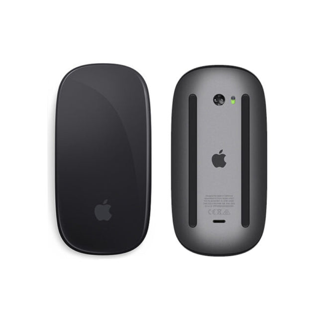 Genuine Apple Magic Mouse (A1657/MK2E3Z/A) - Space Grey - Multi-Touch Surface - Lightning