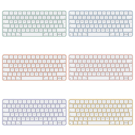 Genuine Apple Wireless Magic Keyboard With Touch ID (A2449/MK2A3BA) - All Colours - Silicon - QWERTY BRITISH/ENGLISH LAYOUT