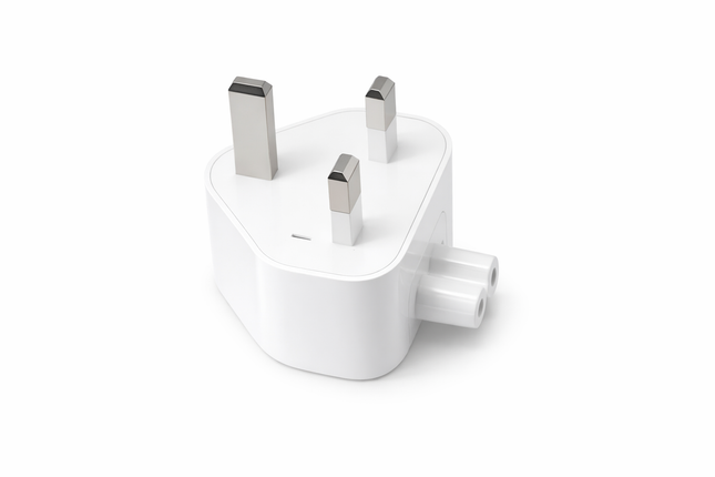 Genuine Apple iPod iBook Duckhead 3 Pin Mains Adapter - White