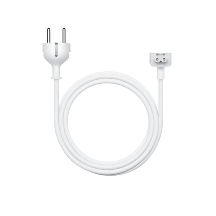 Genuine Apple Macbook EU (2 Pin) Mains Power Extension Cable Lead (2018 onwards) - 1.8 Metres - White