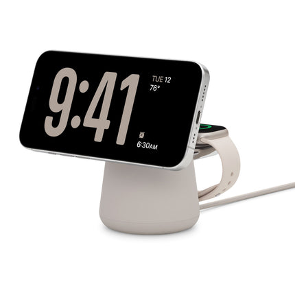 Belkin BOOST CHARGE PRO 2-in-1 Wireless Charging Dock with MagSafe | Genuine