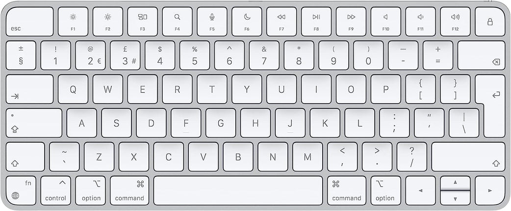 Genuine Apple Wireless Magic Keyboard (A2450/MK2A3B/A) - Silver - Silicon - QWERTY Layout