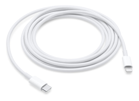 Genuine Original Apple iPhone USB-C to Lightning Cable (A1702/A2441/MQGH2ZM/A) - 2 Metre - USB C to Lightning