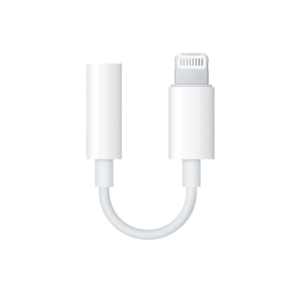 Genuine Apple Lightning to 3.5 mm Headphone Jack Adapter (A1749) - White