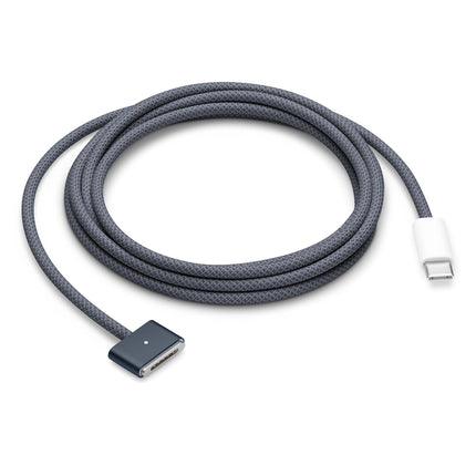 Genuine Original Apple USB-C to Magsafe 3 Registered Jack Security Anti-Theft Alarm Cable (A2363/RJ11 RJ22) - 2 Metre - USB C to Magsafe 3 - All Colours