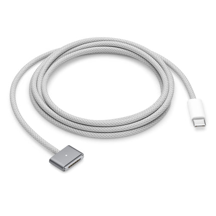 Genuine Original Apple USB-C to Magsafe 3 Registered Jack Security Anti-Theft Alarm Cable (A2363/RJ11 RJ22) - 2 Metre - USB C to Magsafe 3 - All Colours
