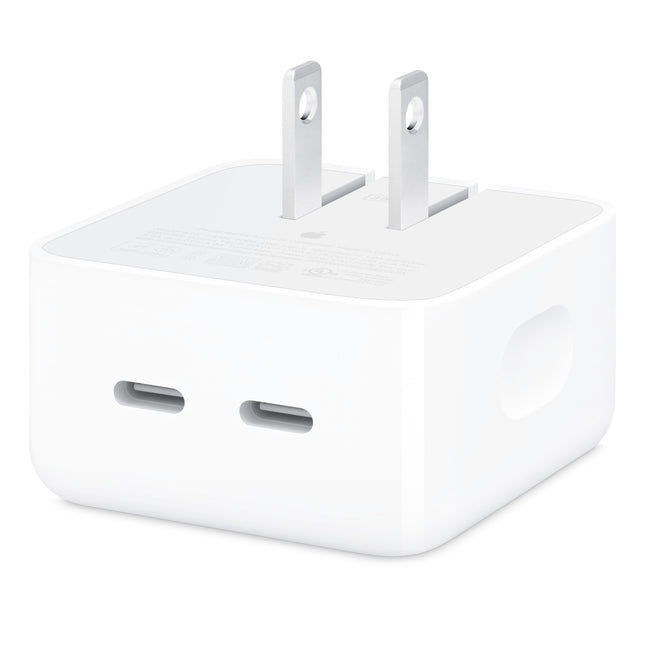Apple 35W Dual USB-C (2 Pin US) Power Adapter for MacBook (A2571) | Genuine