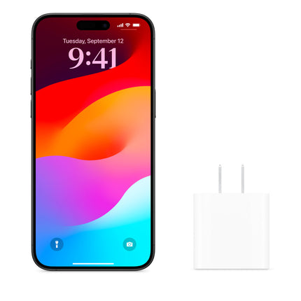 Apple 20W USB-C Power Adaptor (2 Pin US) Fast Charger (A2305) | Genuine