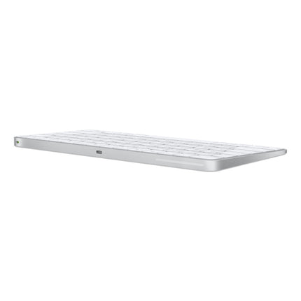 Genuine Original Apple Magic Keyboard with Touch ID for Mac models with Apple silicon (USB–C) (A3118/MXCK3BA) - White/Silver - USB-C - QWERTY Layout