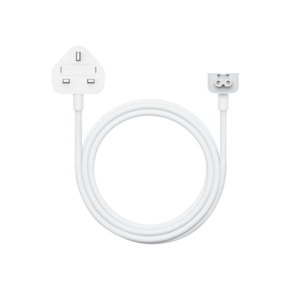 Genuine Apple Macbook UK Mains Power Extension Cable Lead (2018 onwards) (A1689/MQ826AM/A) - 1.8 Metres - White