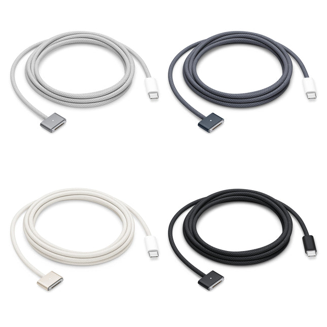 Genuine Original Apple USB-C to Magsafe 3 (A2363/MLYV3ZM/A) - 2 Metre - USB C to Magsafe 3 - All Colours