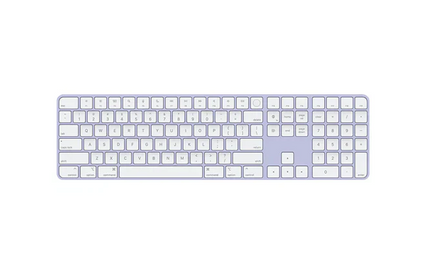 Genuine Apple Wireless Magic Keyboard With Touch ID Numeric Keypad (A2520) - All Colours - Silicon - QWERTY BRITISH/ENGLISH LAYOUT
