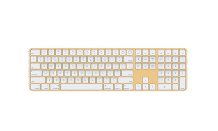 Genuine Apple Wireless Magic Keyboard With Touch ID Numeric Keypad (A2520) - All Colours - Silicon - QWERTY BRITISH/ENGLISH LAYOUT
