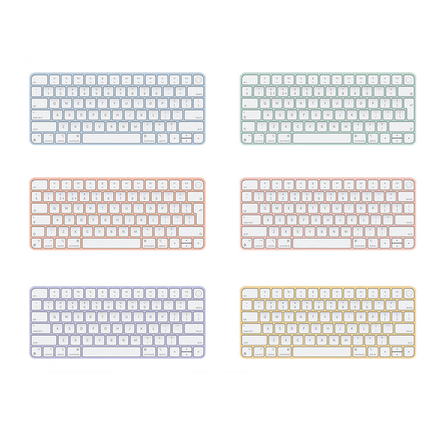 Genuine Apple Wireless Magic Keyboard With Touch ID (A2449/MK2A3BA) - All Colours - Silicon - QWERTY US LAYOUT