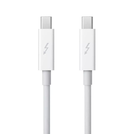 Genuine Original Apple Thunderbolt 2 Cable (A1410/MD862ZM/A) - White - 0.5 Metre - T2