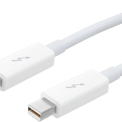 Genuine Original Apple Thunderbolt 2 Cable (A1410/MD862ZM/A) - White - 0.5 Metre - T2