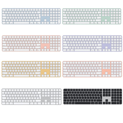 Genuine Apple Wireless Magic Keyboard With Touch ID Numeric Keypad (A2520) - All Colours - Silicon - QWERTY BRITISH/ENGLISH LAYOUT