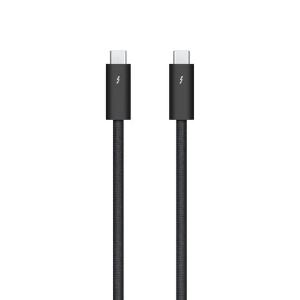 Genuine Original Apple Thunderbolt 4 Pro USB-C to USB-C 240W (A2734/MN713ZM/A) - Black/Woven - 1.8 Metre - USB-C to USB-C