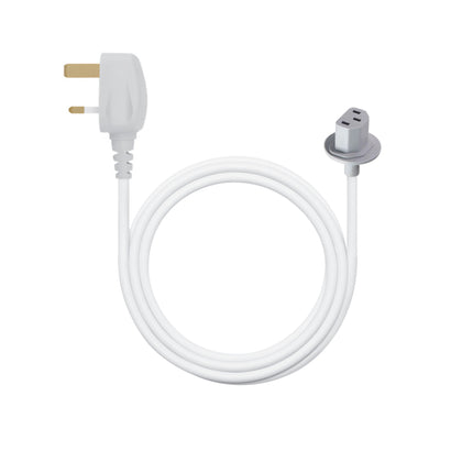 Genuine Original Apple iMac UK (3 Pin) Volex Mains Power Cable Lead for (2006 - 2011) - White