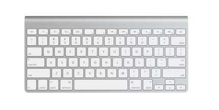Genuine Original Apple Wireless Magic Keyboard 1 (A1314) - White/Silver - QWERTY LAYOUT