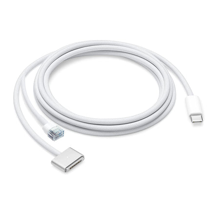 Genuine Original Apple USB-C to Magsafe 3 Registered Jack Security Anti-Theft Alarm Cable (A2363/RJ11 RJ22) - 2 Metre - USB C to Magsafe 3 - All Colours