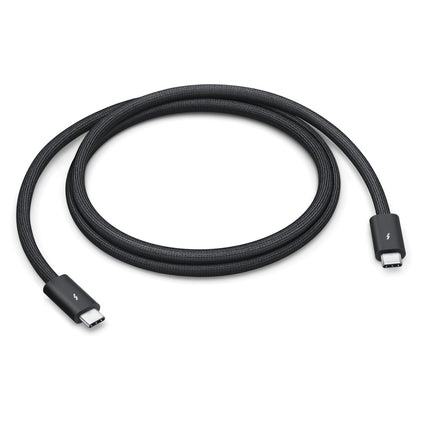 Genuine Original Apple Thunderbolt 5 Pro USB-C to USB-C 240W (A3189/MC9C4ZM/A) - Black/Woven - 1 Metre - USB-C to USB-C